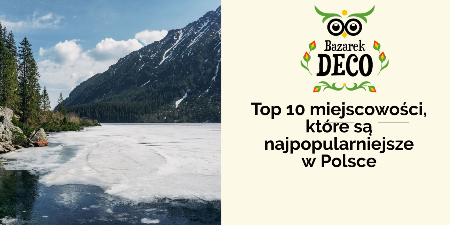 Top 10 miejscowości, które są najpopularniejsze w Polsce